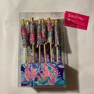 nwt lilly pulitzer drink umbrellas